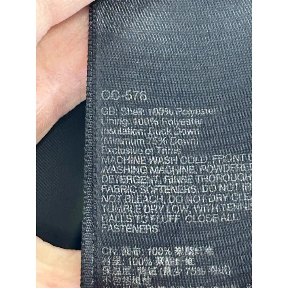 Marmot Kids Unisex Medium Black Down Puffer Jacket Winter Warm READ - Picture 8 of 13